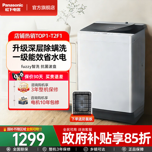 松下10kg波轮洗衣机T2F1