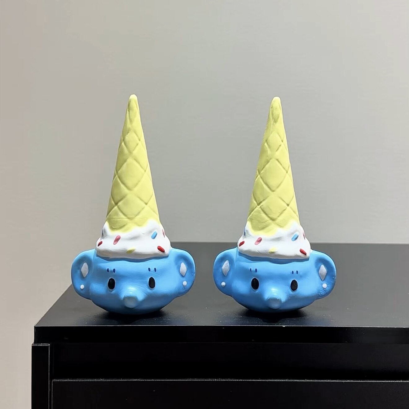 MOMO可爱雪糕小象发圈收纳神器卫生间浴室手表首饰挂架装饰品