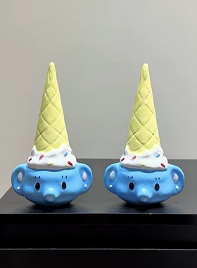 MOMO可爱雪糕小象发圈收纳神器卫生间浴室手表首饰挂架装饰品