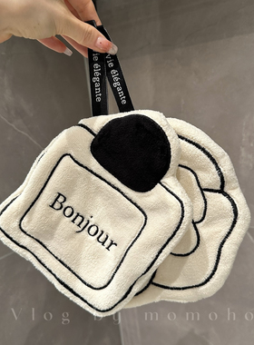 MOMO HOME家居小香风擦手巾现代简约厨房浴室白色吸水CSJ