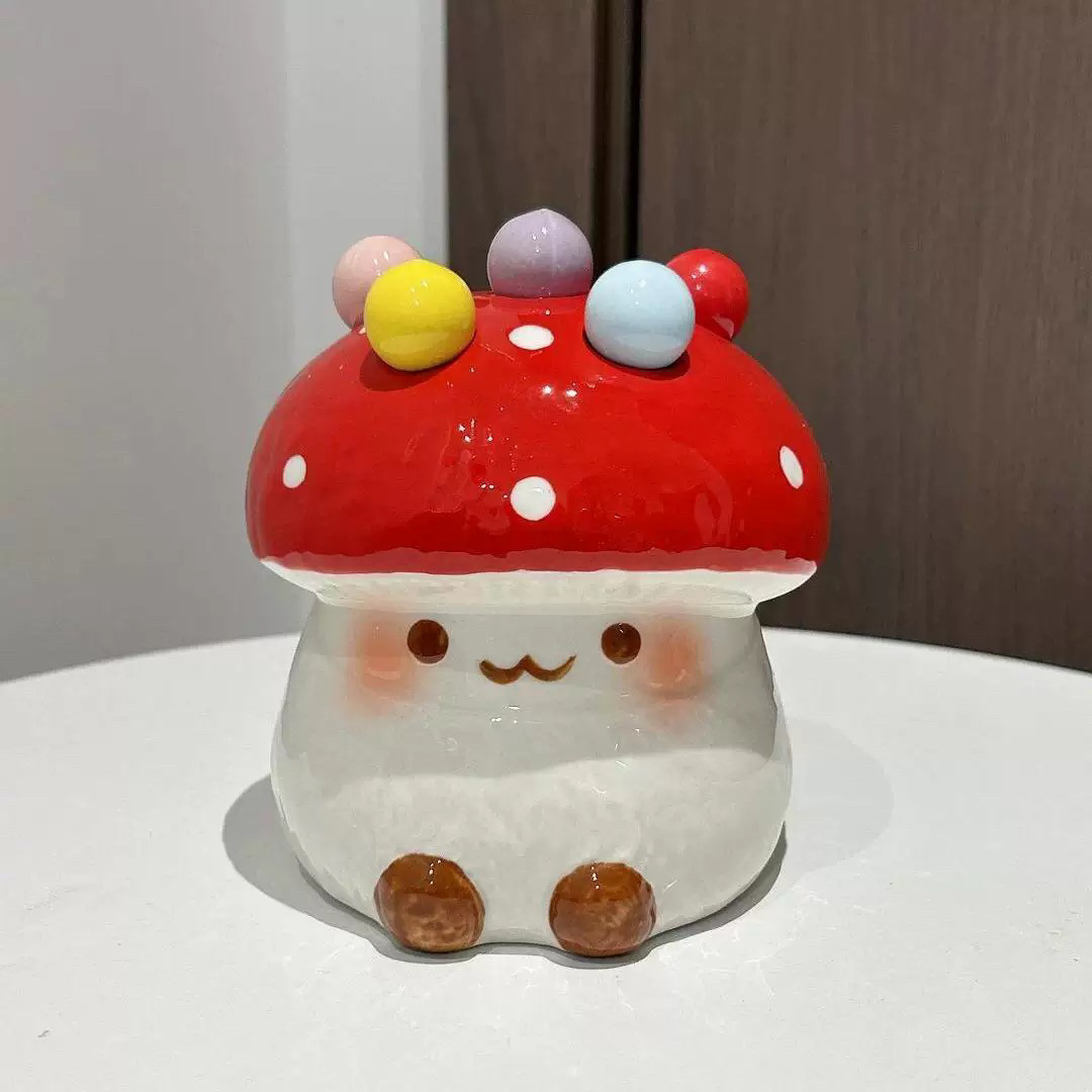 创意可爱水果叉收纳罐家用水果