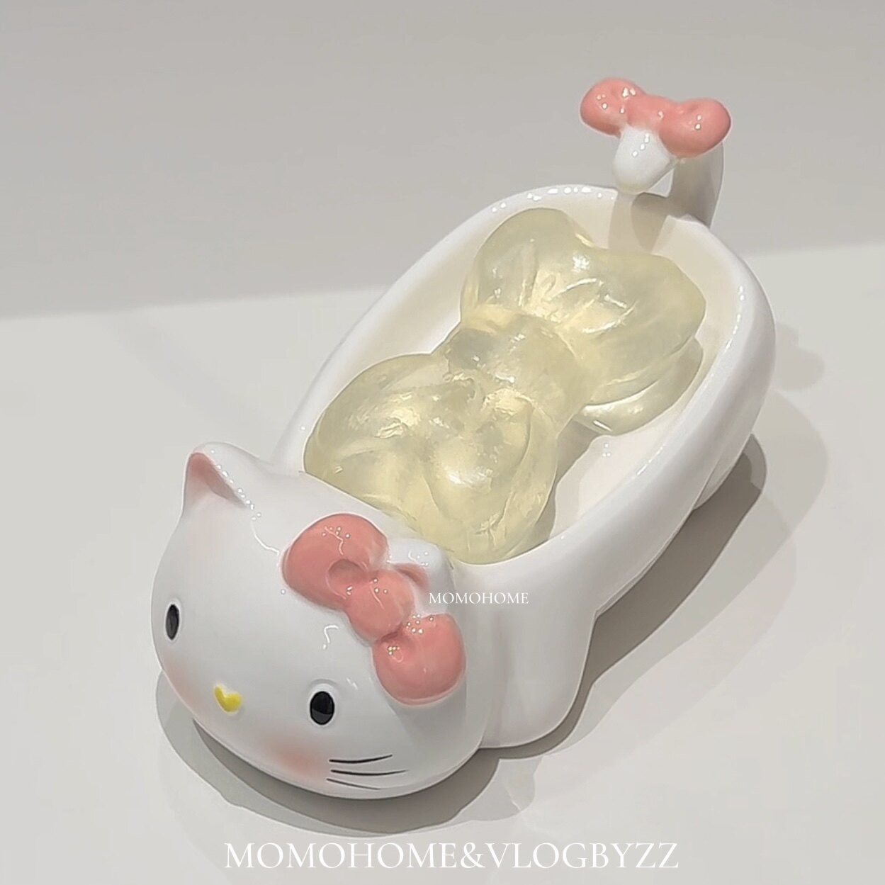 MOMO可爱沥水猫咪肥皂盒香皂盒置物架卫生间浴室家用陶瓷