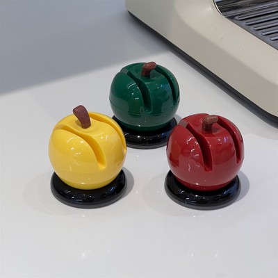 MOMO可爱苹果磨刀石家用厨房免打孔磨菜刀剪刀工具神器快速JJ