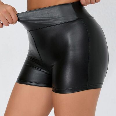 Stretch plus size three quarter shorts 弹力修身大码三分短裤
