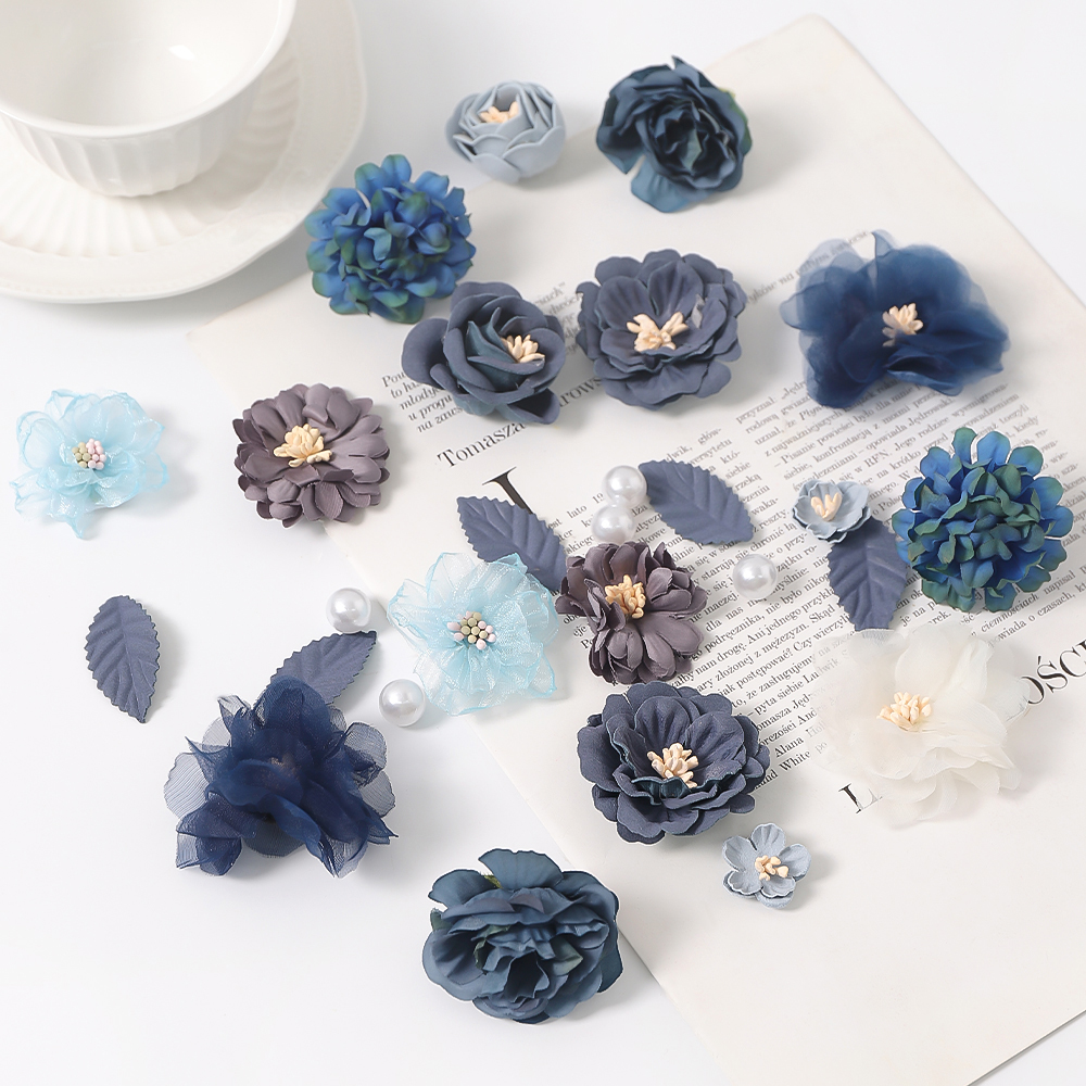 仿真花材料包假花拍照道具簪花