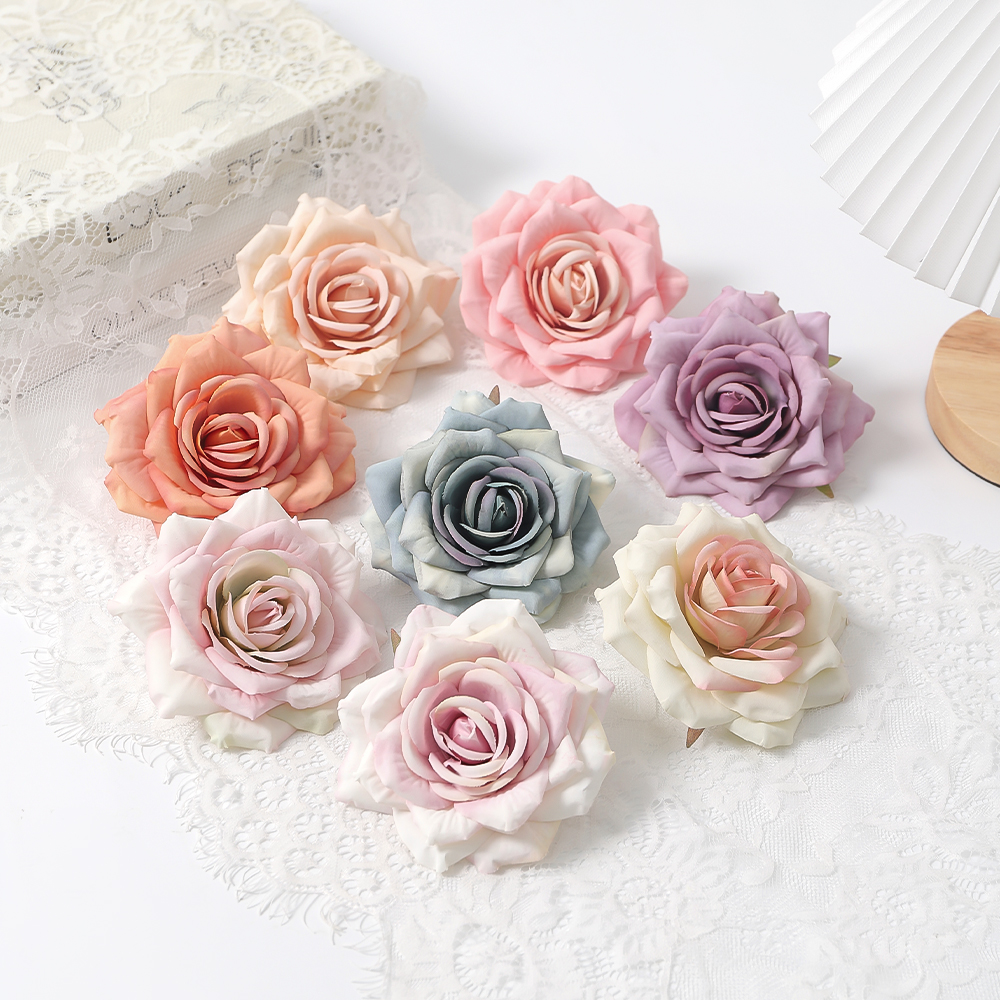 玫瑰角玫花diy头饰服饰卷边玫瑰