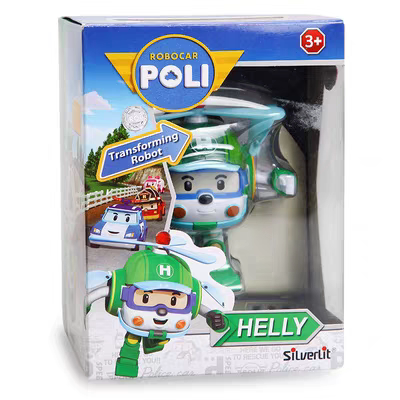 银辉正版变形警车儿童玩具机器人罗伊消防车安巴救护车poli救援队