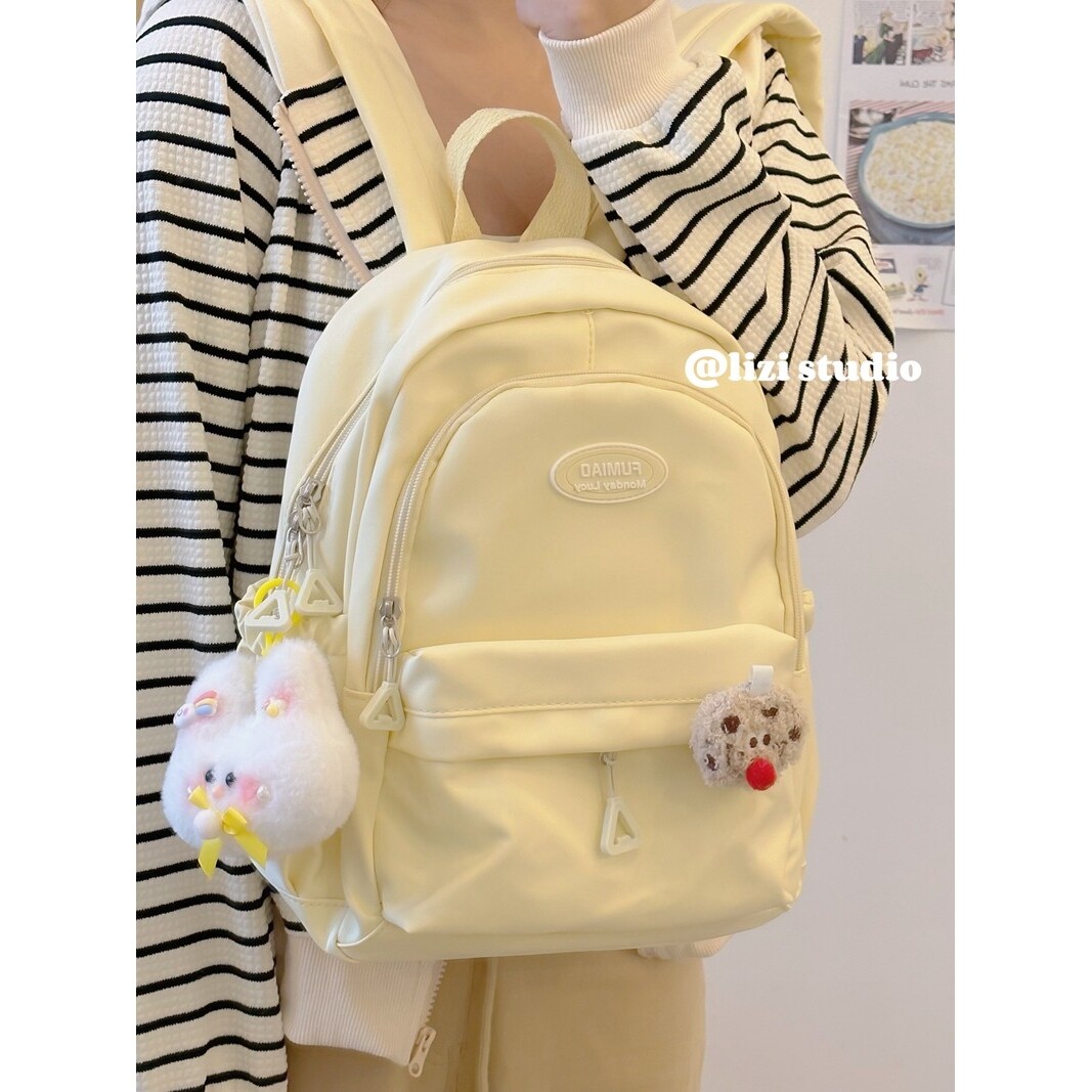 日系ins风软妹可爱少女双肩包小号 大学生轻便妈咪包背包小书包女