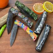 随身折叠瓜果刀野外露营便携多功能削皮小刀高硬度锋利专用水果刀