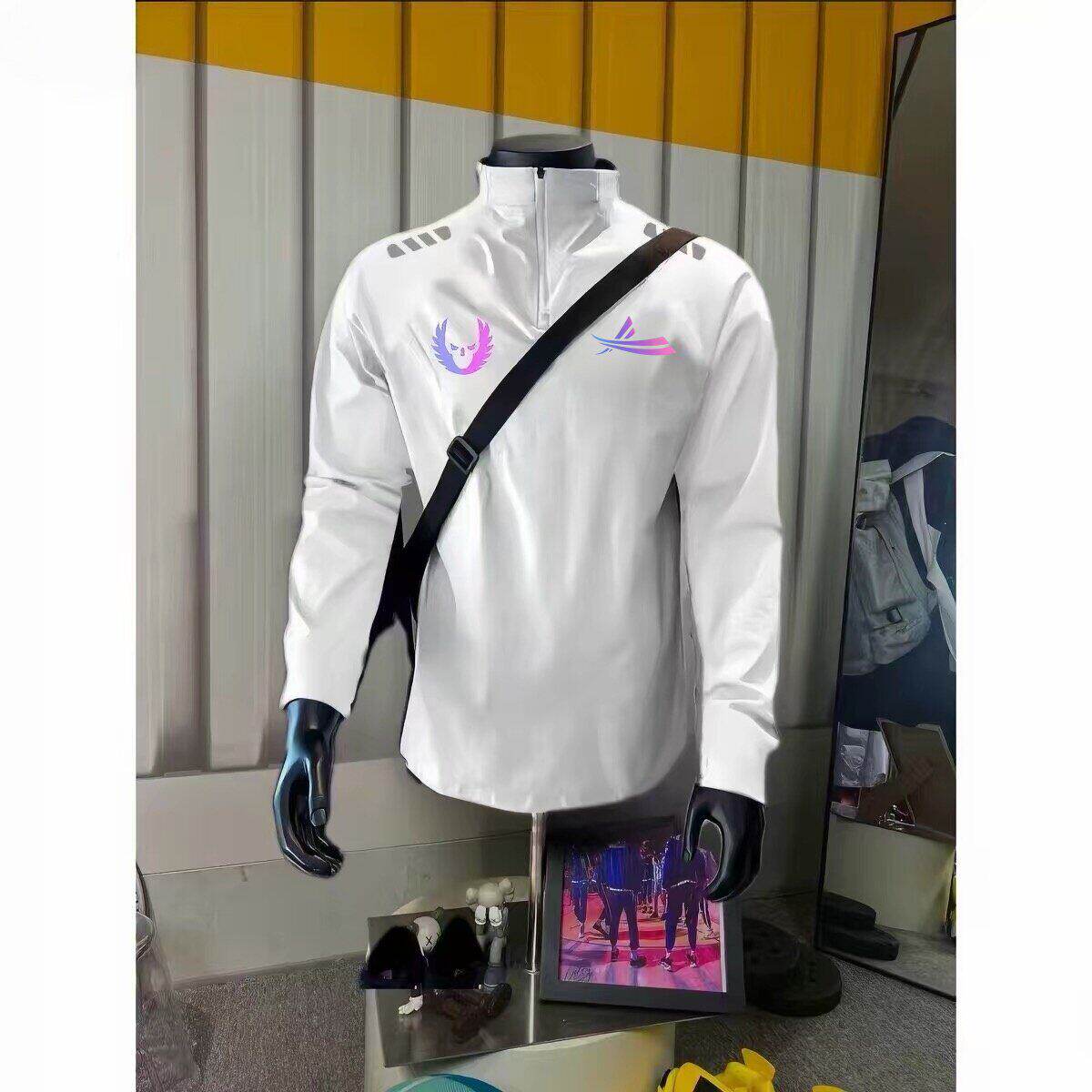 WL新款体育生田径训练服男