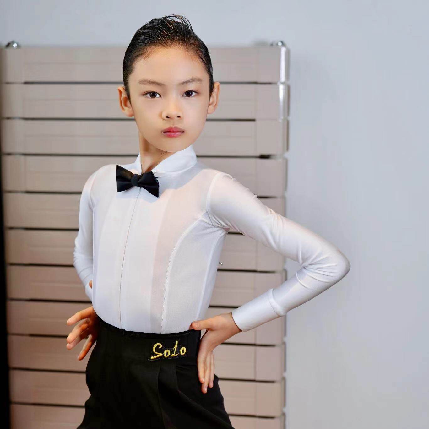 solo原创男孩规定裤规定服量身定制专业考级比赛规定服