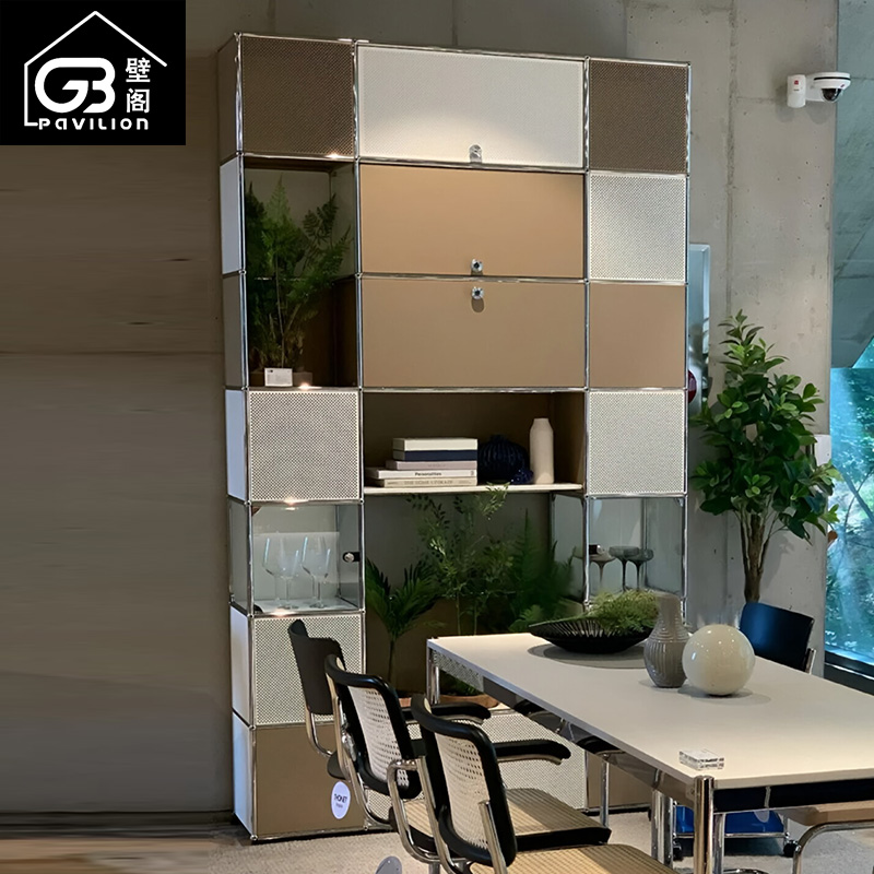 模块组合餐边柜收纳储物金属USM