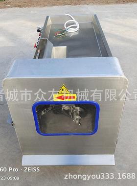 众友好荐效350型推不锈钢冻肉切丁机结UDG构简单果1