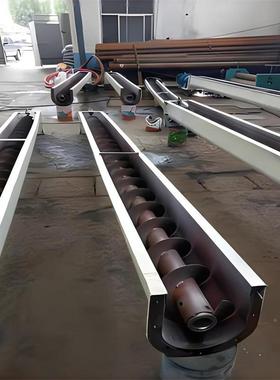 药厂FLV药渣工业型送粒机猫砂里料面投加色螺旋喂料盐机