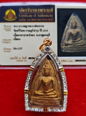 南帕亚 龙婆纳 2510涂金高版本 使用阿赞多瓦邦坤鹏崇迪圣粉制作