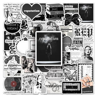 50张泰勒专辑REPUTATION贴纸霉霉Taylor Swift周边贴画手机电脑贴