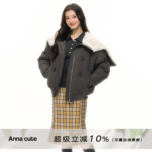 巴恩风毛绒韩版棉服外套