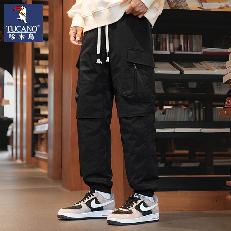 啄木鸟工装羽绒裤防水男冬季外穿加厚冲锋滑雪休闲长裤2026新款,男装,羽绒裤,淘宝优惠券,粉丝福利购,淘宝优惠卷