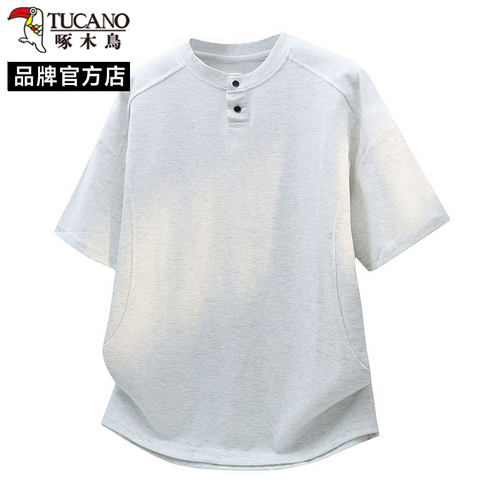 啄木鸟亨利领POLO领短袖T恤男