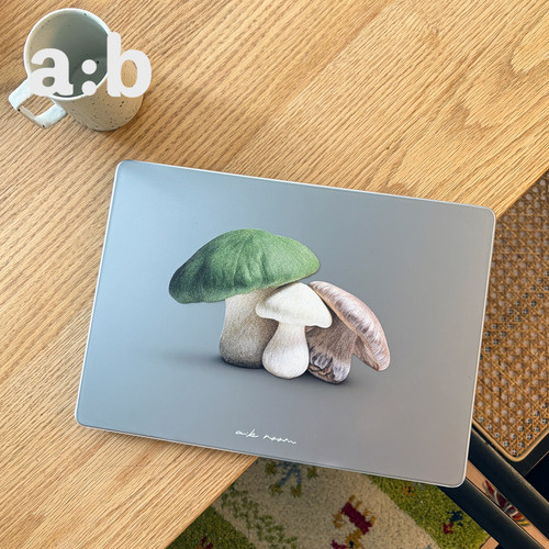 a:b原创【菌不错】系列2025新款笔记本macbook电脑保护壳全包壳透明壳轻薄air/pro保护套