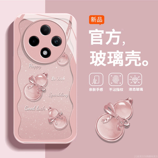 适用oppoa1pro手机壳女好运葫芦a11x玻璃A96镜头A95全包A93S防摔A91外壳A8粉色A72高级感A57网红A55小众A53潮