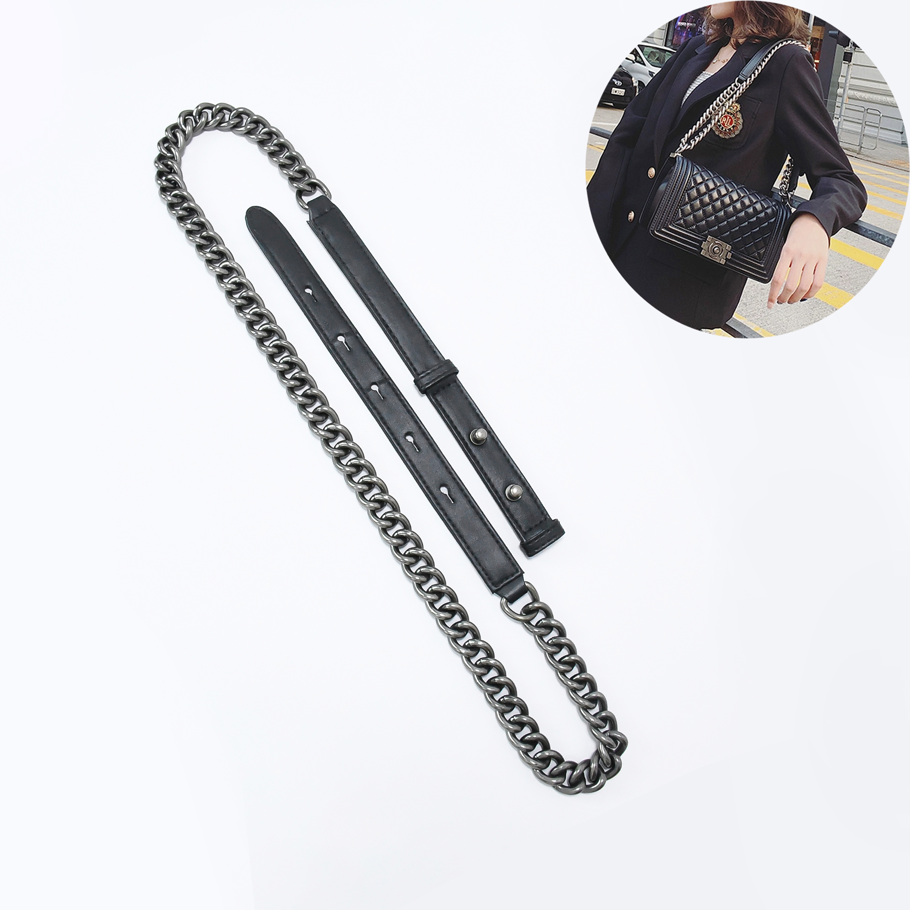 leboy小香风链条肩带替换