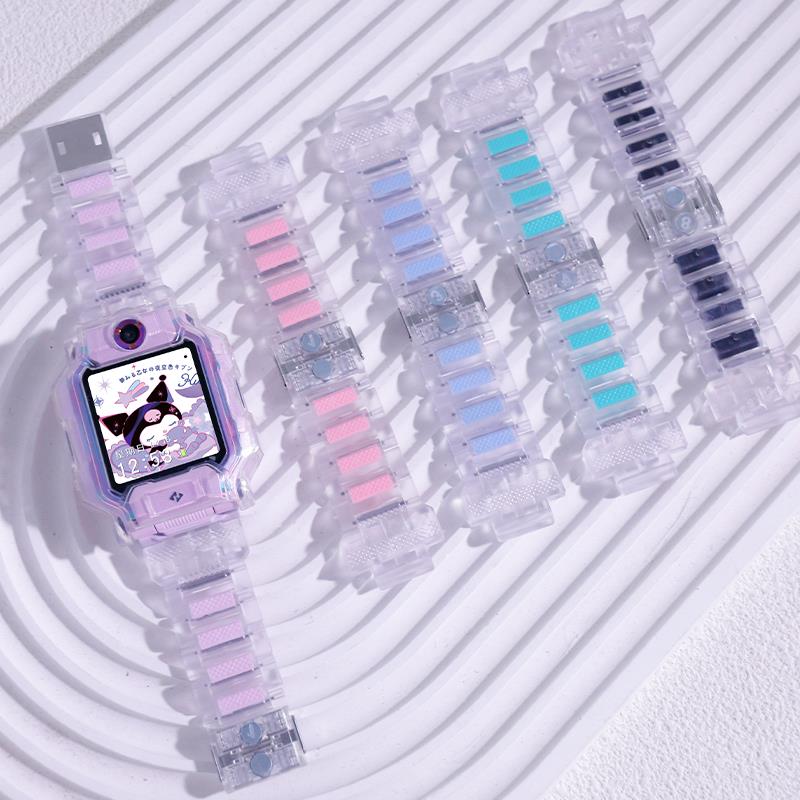 树脂双色磁吸表带适用小天才电话手表Z9Z8配件Z7/Z6A/Z1/Q1A/Q2A