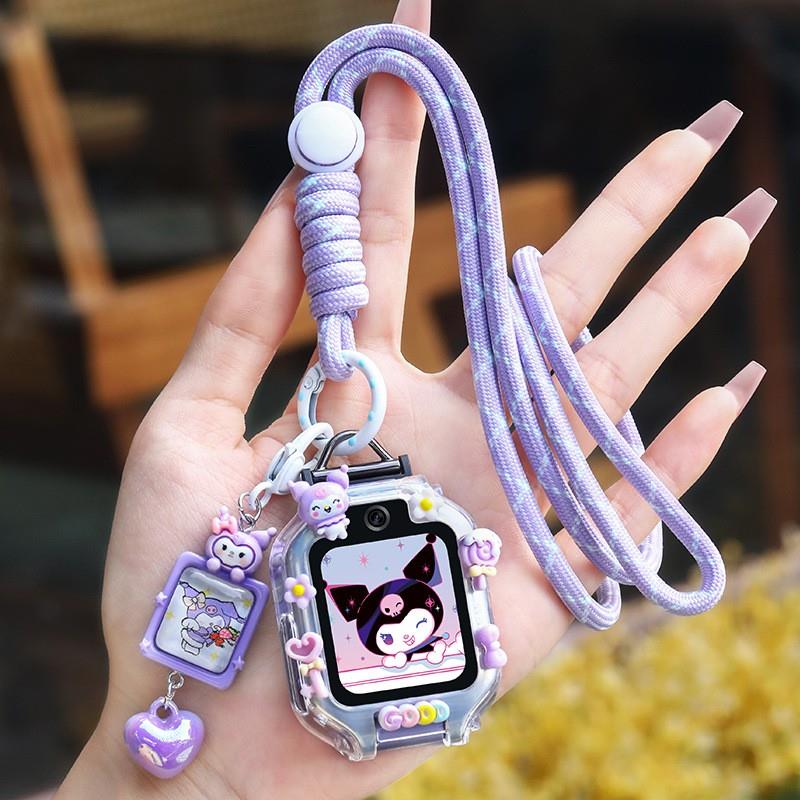 适用华为SIM-AL00儿童手表3S挂绳5X好看5表链4X保护套5pro卡通壳