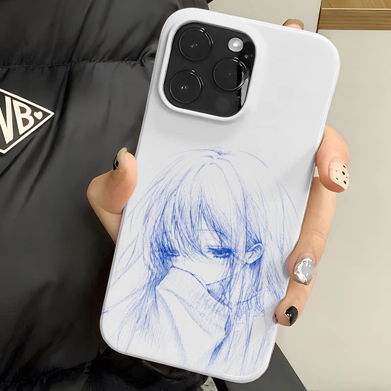蓝漫7适用于苹果17promax手机壳iphone15pro小众高级感14pro防摔保护壳13手机壳适用于iPhone16pro简约ins