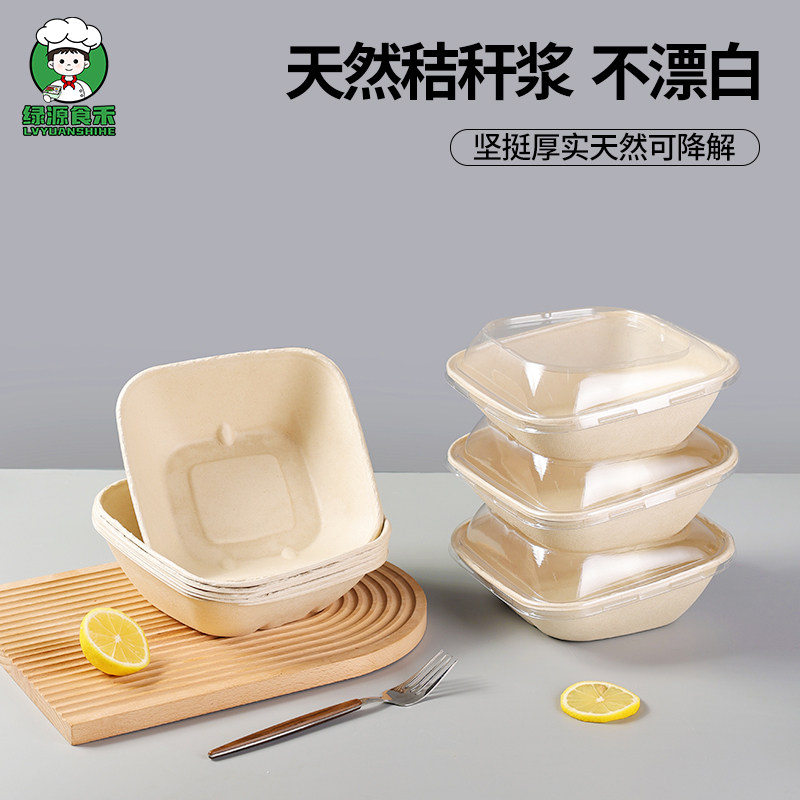 一次性餐盒纸浆可降解环保
