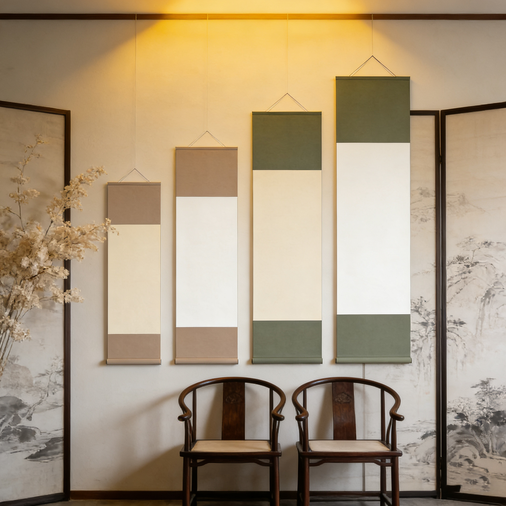 九紫堂定制中国古风法卷轴空白宣纸挂轴半生熟宣纸书法创作竖轴,文具电教/文化用品/商务用品,宣纸,淘宝优惠券,粉丝福利购,淘宝优惠卷