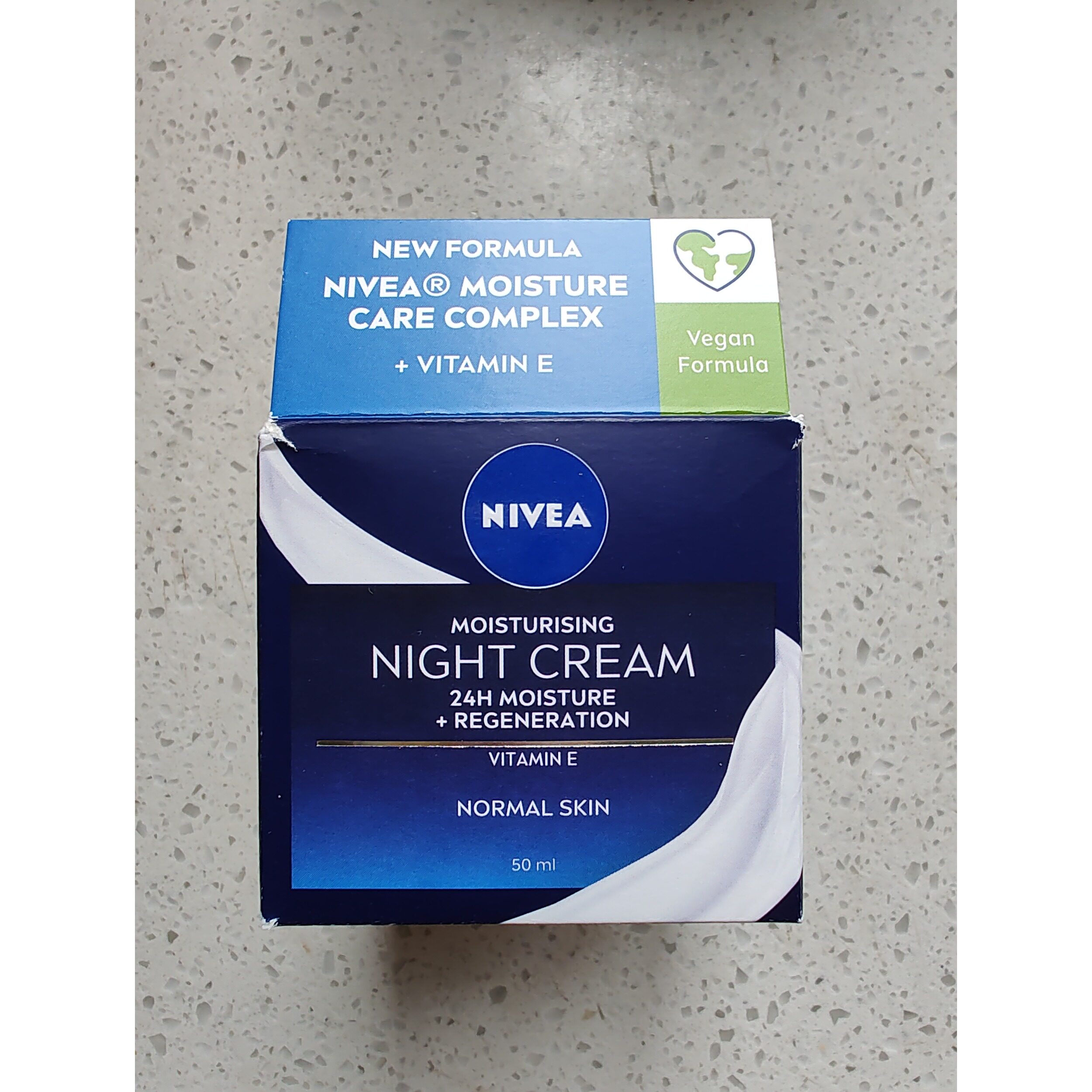 英国版妮维雅保湿晚霜50ml 含维生素B和VE