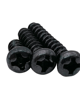 304黑色不锈钢PA十字盘头自攻钉GB845精密螺丝1M1.2M1.4-M2.6M3