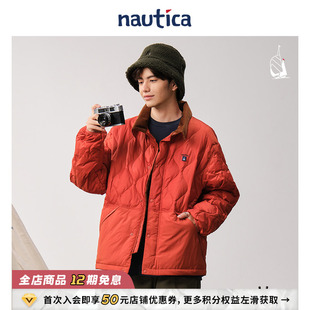 中性户外舒适温暖路亚羽绒服JW5336 nautica白帆 官方正品