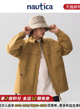 【官方正品】nautica白帆 日系中性山系户外长袖衬衫WW5124