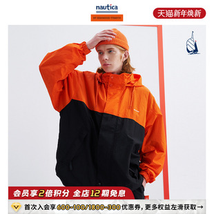 nautica日系中性宽松撞色外套HYJW3305 汤本弘通监制 明星同款