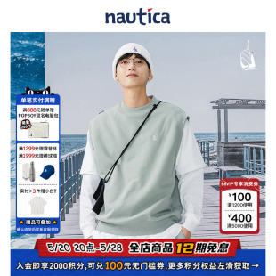 nautica 白帆日系无性别百搭cityboy背心马甲KW2161 明星同款