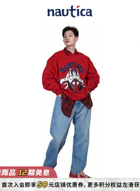 【联名系列】nautica×JUN INAGAWA联名中性圆领卫衣JIKW4101