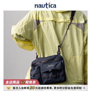 白帆路亚无性别百搭潮流户外多口袋斜挎小包 nautica 官方正品