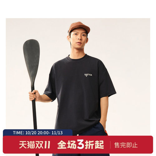 nauticawhitesail短袖圆领T恤