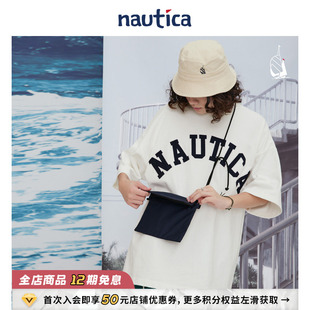 日系中性宽松潮流街潮短袖 白帆 nautica t恤TW2214 明星同款