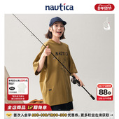 潮流T恤TW5133 日系中性趣味摸鱼短袖 官方正品 nautica白帆