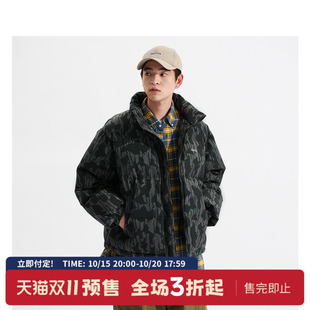 【双11预售】汤本弘通监制 nautica whitesail中性黑迷彩羽绒服