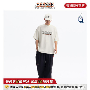 SEESEE联名日系中性logo短袖 nautica T恤SSTW4103 联名系列