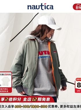 【官方正品】nautica白帆 日系中性潮流夹克厚外套棉服JW4438