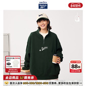 Reebok网球潮重磅半开襟卫衣RBKW5359 联名系列 nautica白帆