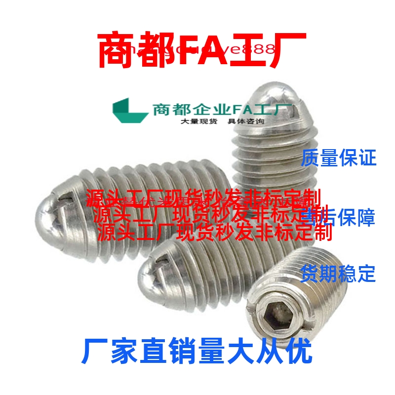 换内六角球头柱塞 BPCF/NPCF 8/10/12不锈钢304负载可变