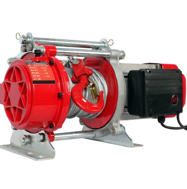 多功能提升机22m0V家用小型铝壳快速起重吊机电动葫芦1吨卷扬机3