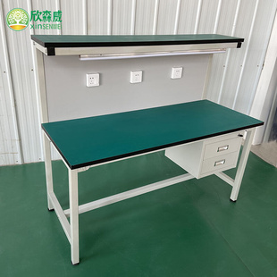 欣G森威新款 带灯架台防静电台双层台防静电流水线工