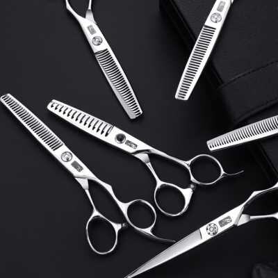 极速寒月专业美发剪刀牙剪理发剪B刀牙剪打薄剪无痕牙剪美N发剪打